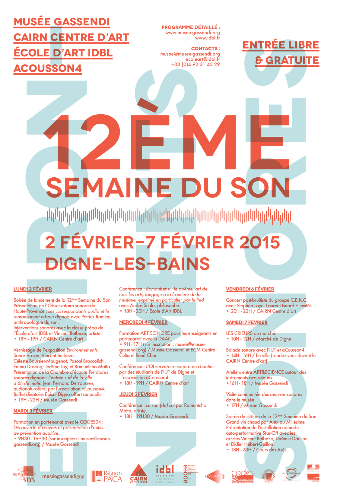 affiche 12e semaine du son